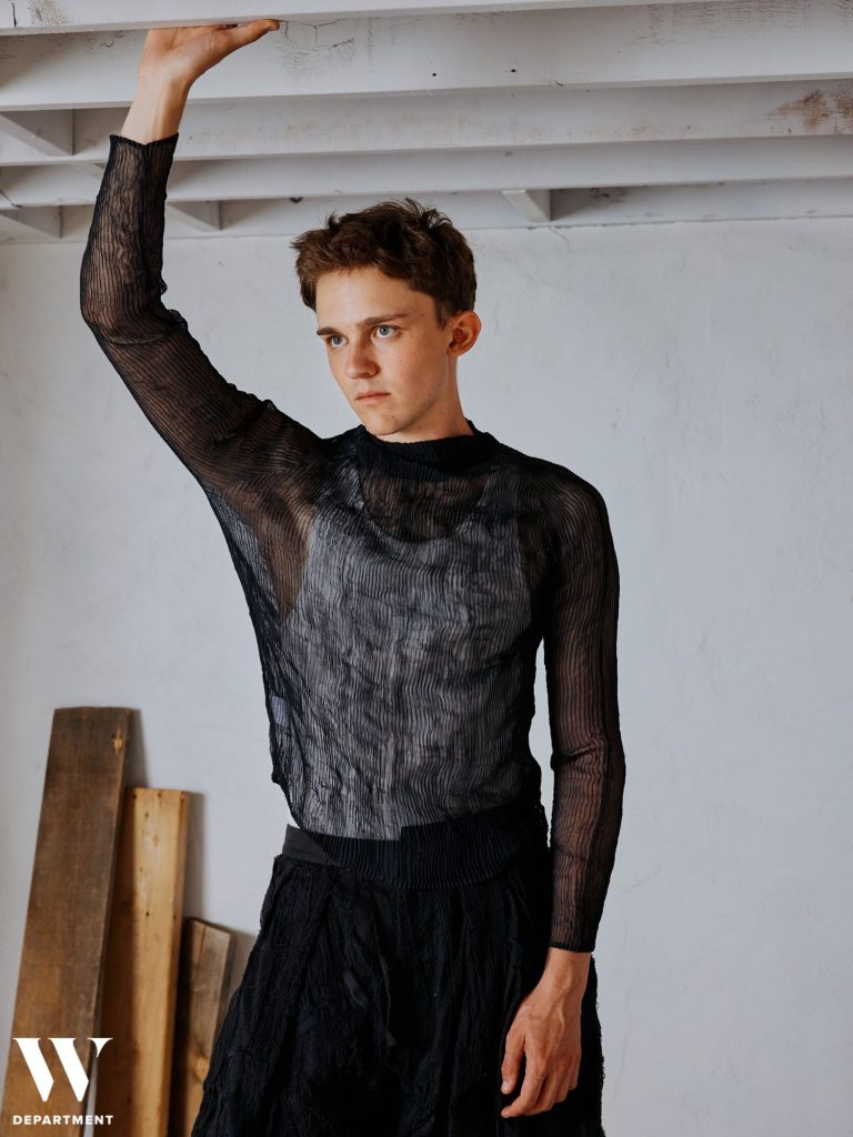 Issey Miyake Chiffon Twist Shirt