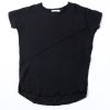 Daub Egg-Shaped Long Patchwork T-Shirt