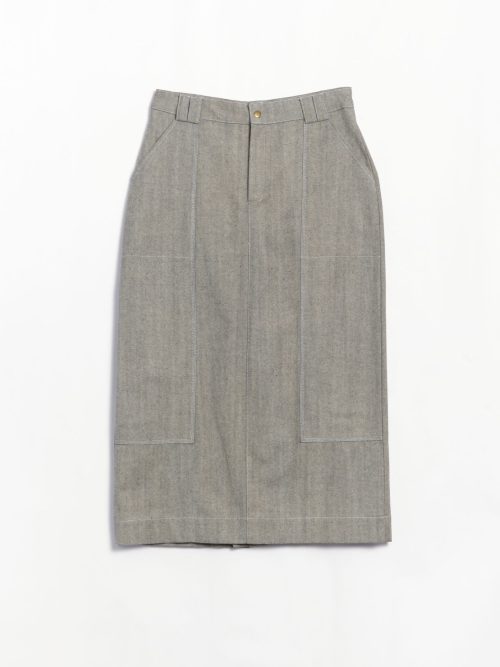 Carla Fernandez Gap Denim Skirt
