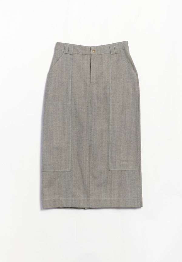 Carla Fernandez Gap Denim Skirt