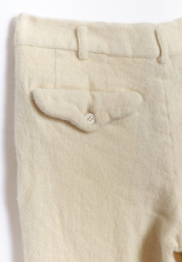 Comme des Garçons Homme Plus Fuzzy Wool Trousers, view 3