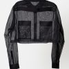 Rick Owens Cropped Outershirt, view 2