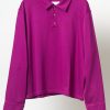 4S Designs Long Sleeve Woven Polo