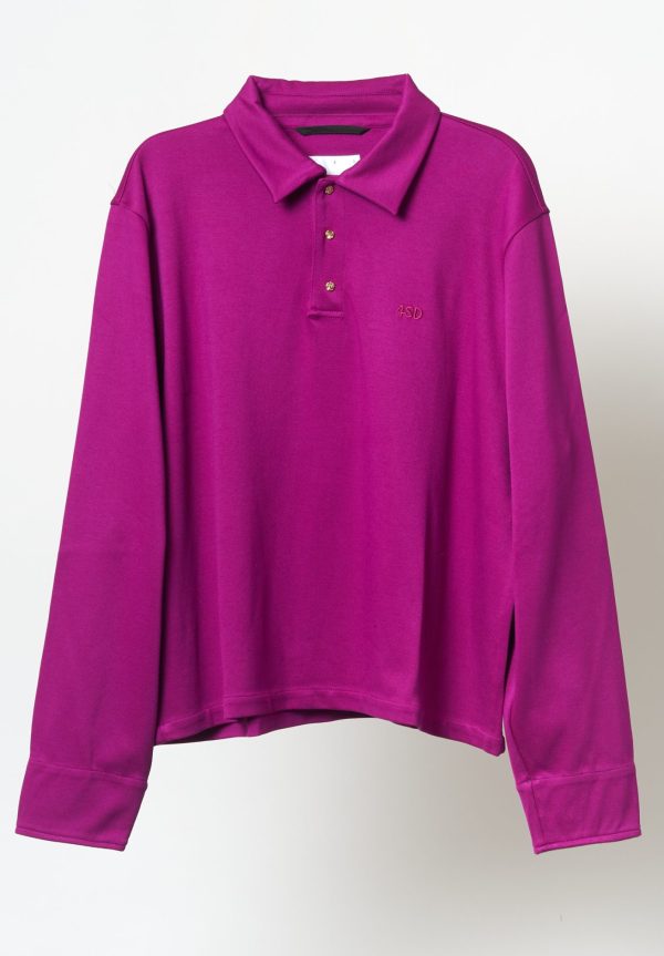 4S Designs Long Sleeve Woven Polo