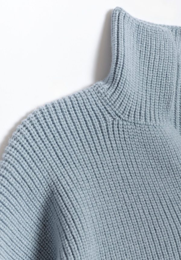 Rick Owens Fisherman Tabard - Pale Blue Wool, view 2