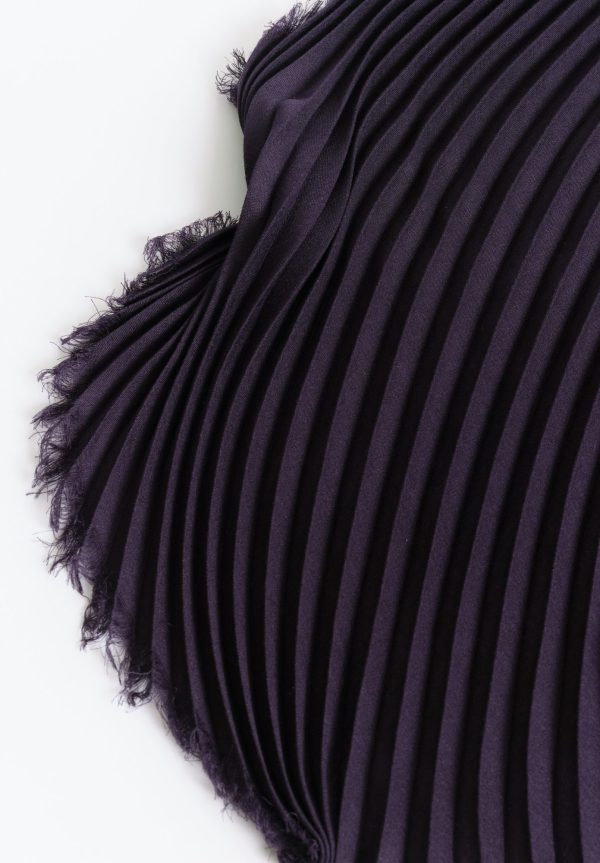 Issey Miyake Silk Wool Pleats Stole, view 2