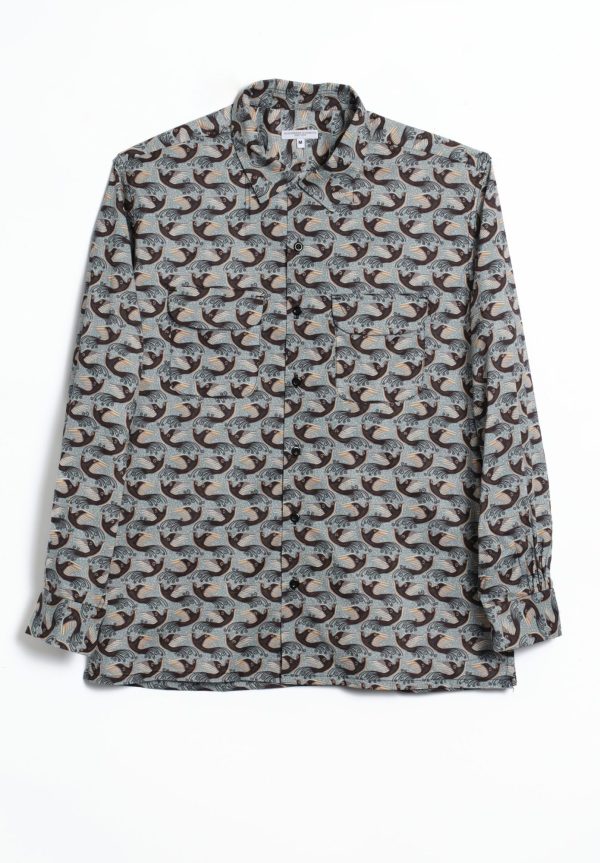 Engineered Garments Classic Shirt- Bird Print Lawn