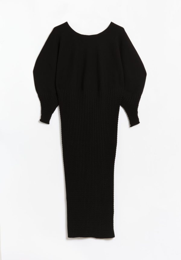 Issey Miyake Squeeze Dress - Black