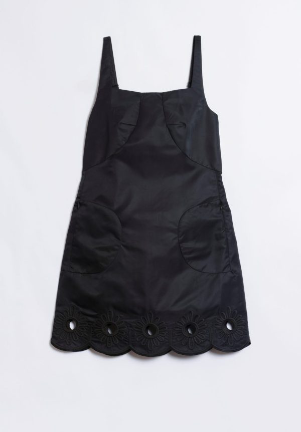Tibi Daisy Embroidered Short Dress