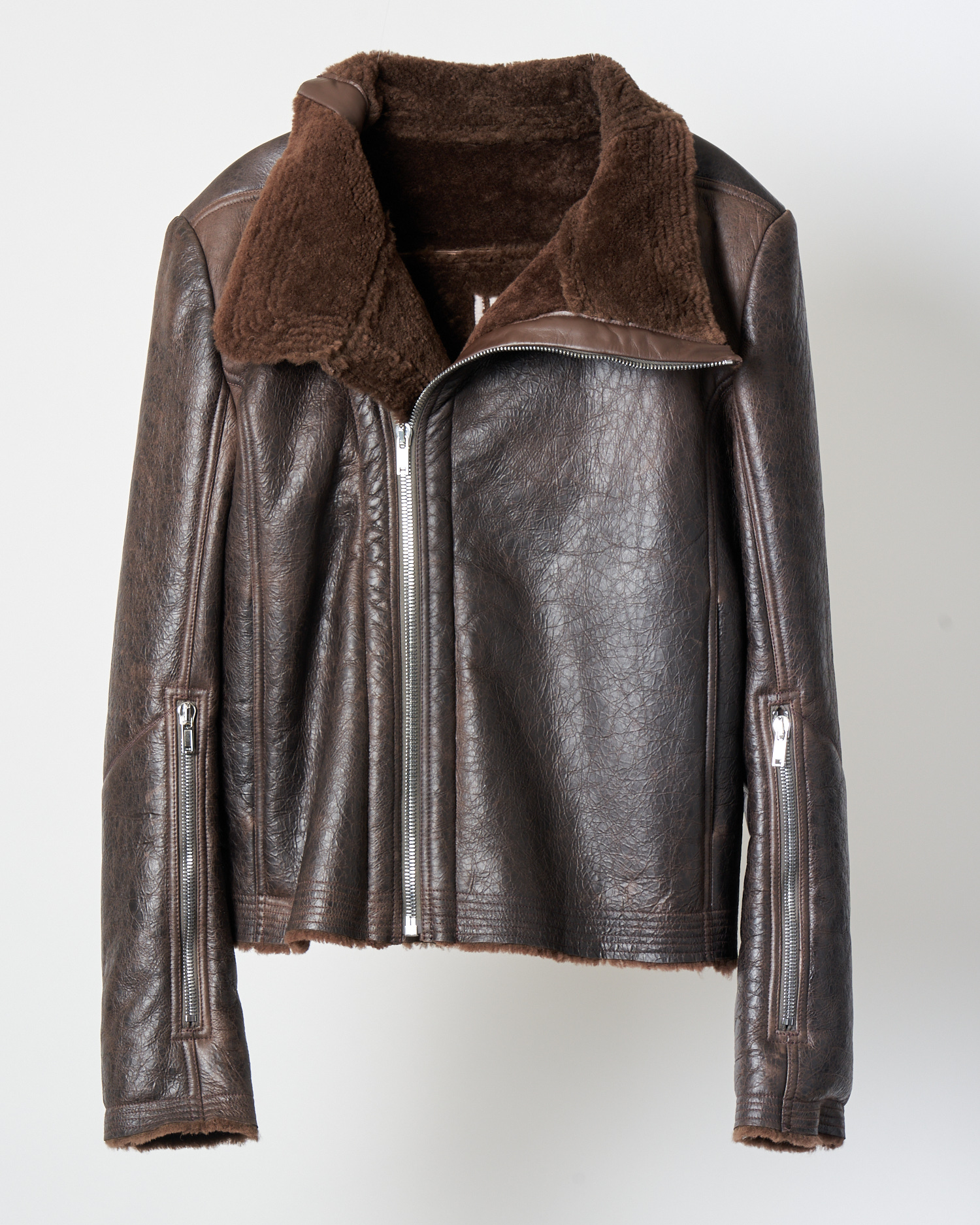 ジャケット・アウター RICK OWENS BAUHAUS JACKET&CARGO SIZE48 Rick Owens Bauhaus Jacket, Brown | W Department