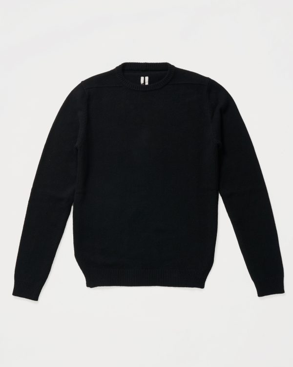 40119f2b-d7f5-4b42-9c46-d7df50049da4_RickOwen_BikerRoundNeck_Sweater_003_57.jpg Rick Owens Maglia- Biker Round Neck, view 2
