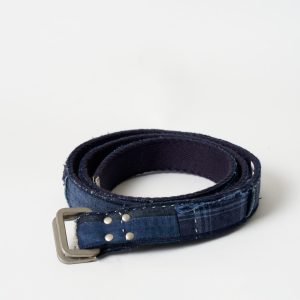 Kuon Upcycled Boro Type02 Double Ring Belt