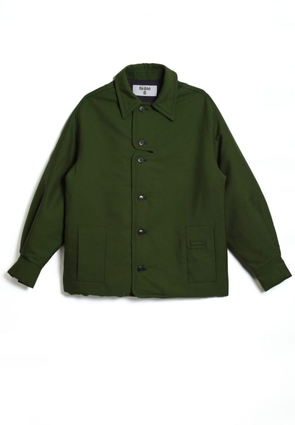 Mai-Gidah Short padded jacket with interlock closure and slide-pockets