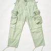 NemeN Rise Multipocket Parachute Pant - Pale Olive