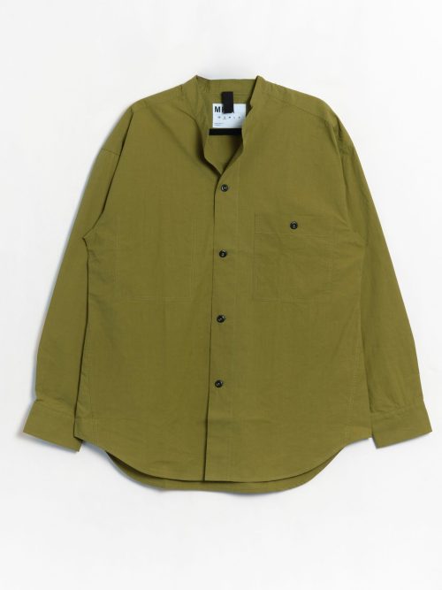 Margaret Howell MHL Oversized Collarless Shirt