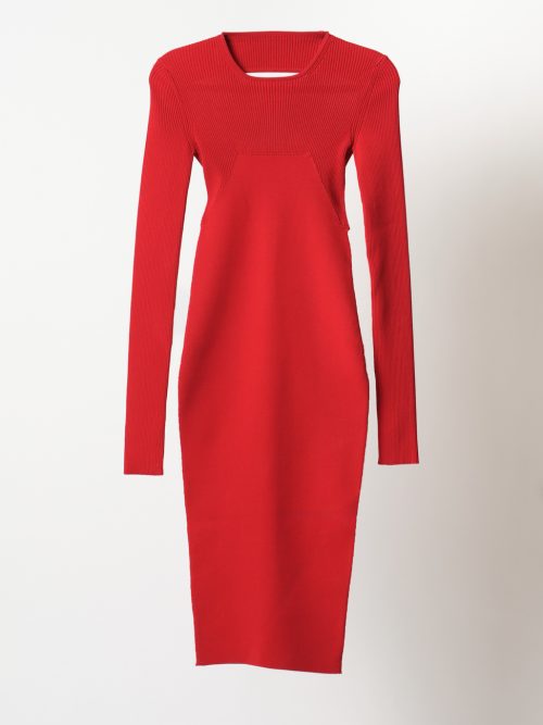 Rick Owens Abito In Maglia - Column Dress