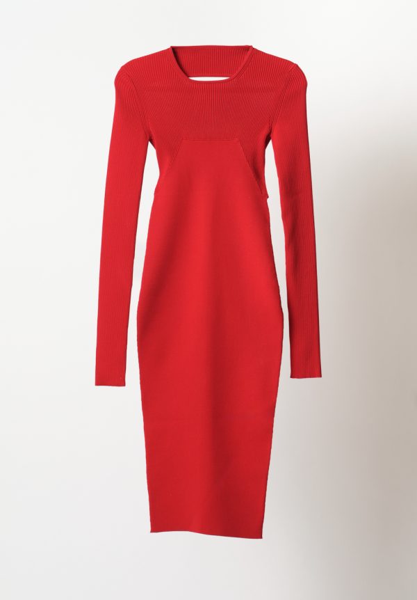 Rick Owens Abito In Maglia - Column Dress