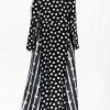 Batsheva Bridet Dress - Bow Print Taffeta