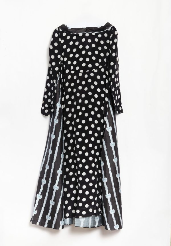 Batsheva Bridet Dress - Bow Print Taffeta