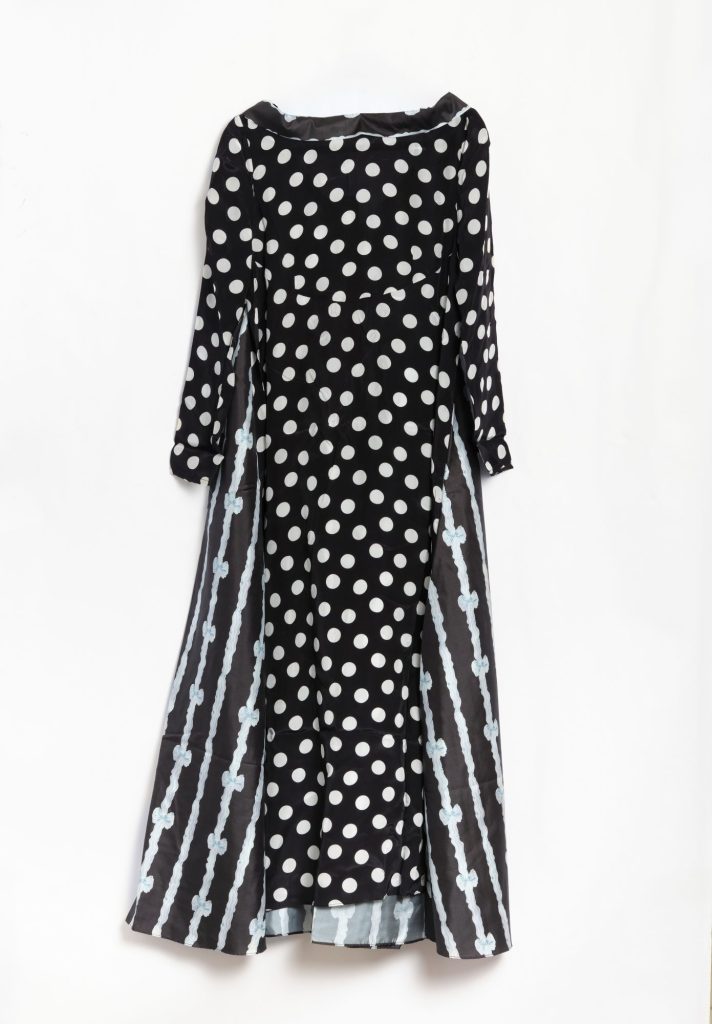 Batsheva Bridet Dress - Bow Print Taffeta