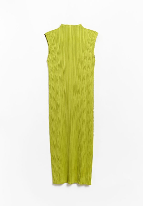 Issey Miyake Pleats Please Monthly Colors: August Dress - Grass Green
