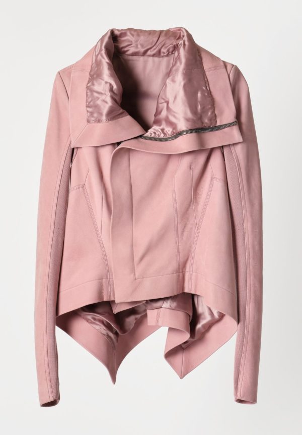 Rick Owens Giacca In Pelle - Naska Biker