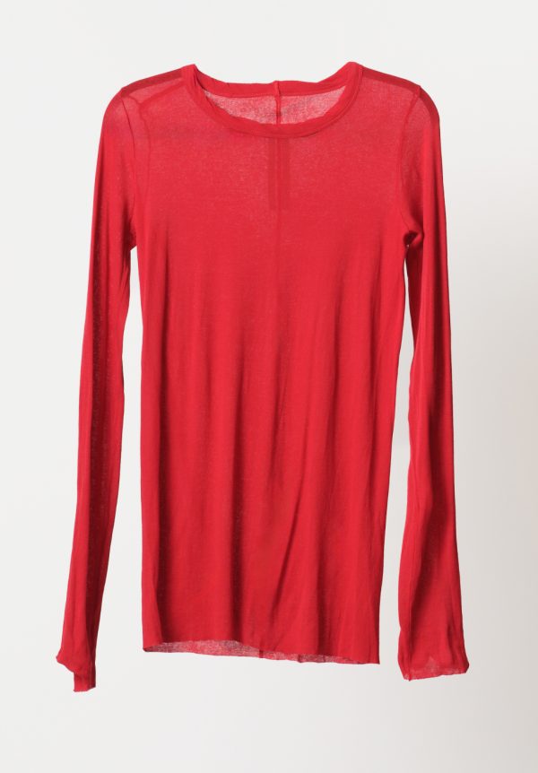 5b3a100b-d529-49f9-9ae5-b8f7c59d2335_RICK_OWENS_255385x3967_036.jpg Rick Owens T-Shirt - Rib LS T, view 2