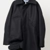 Mai-Gidah Black Wrap Coat, view 2