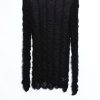 Ksenia Schnieder Mesh Drape LS Dress