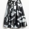 Comme des Garçons Black and Silver Skirt, view 3