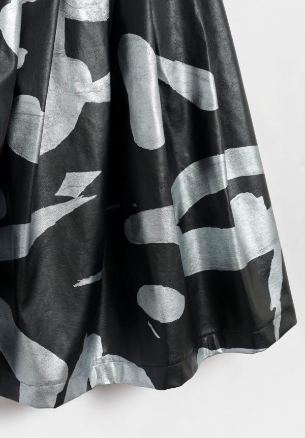 Comme des Garçons Black and Silver Skirt, view 2