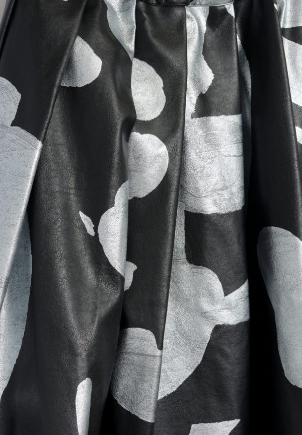 Comme des Garçons Black and Silver Skirt, view 4