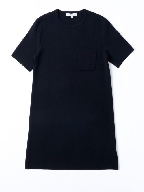Tibi Compact Stretch Cashmere Mini Dress