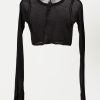 Rick Owens LS Crop T, view 3