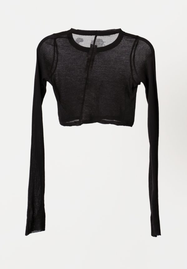 Rick Owens LS Crop T, view 3