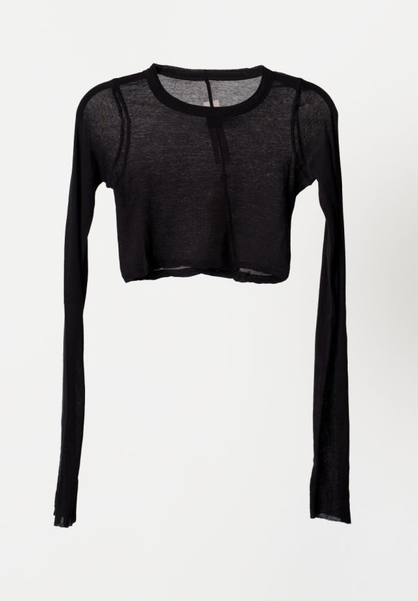 Rick Owens LS Crop T, view 2