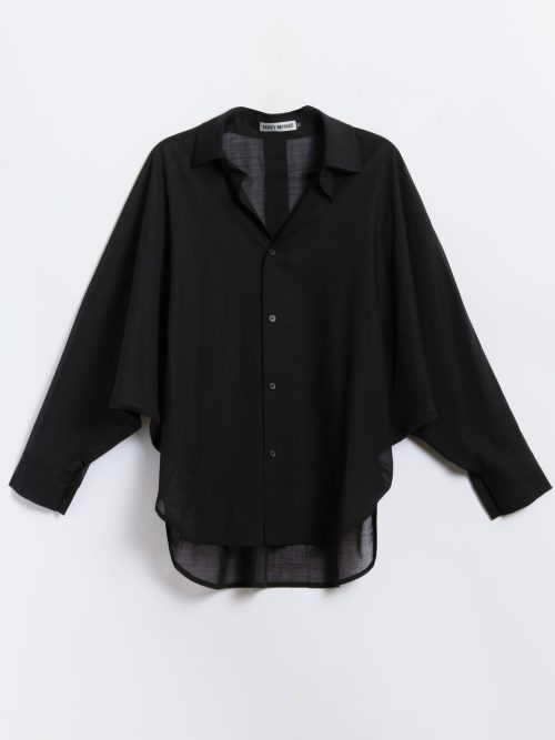 Issey Miyake Pleats Please Sheer Wool Shirt
