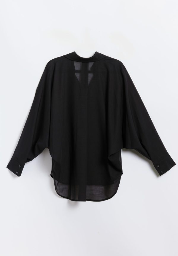 Issey Miyake Pleats Please Sheer Wool Shirt, view 2