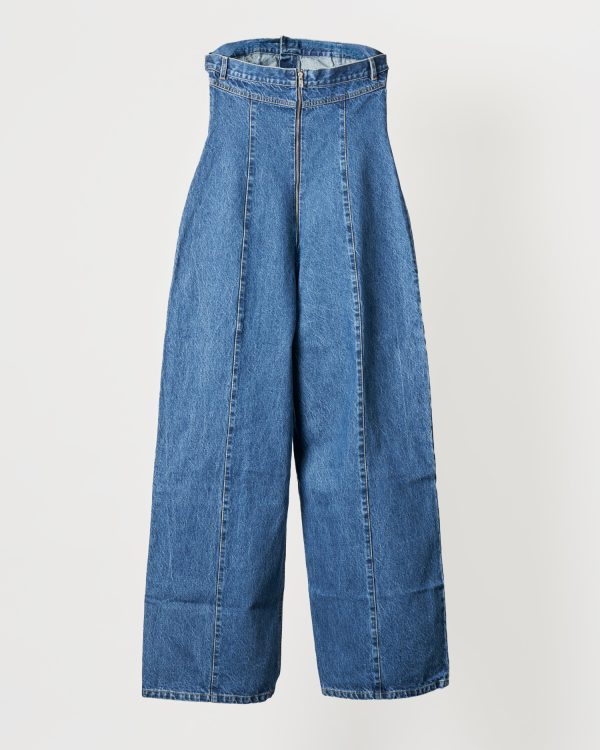 Ksenia Schnaider Strapless Denim Overall, view 2