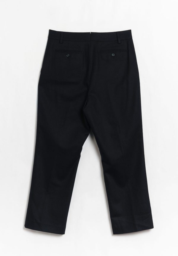Margaret Howell Midi Waist Crop Flannel Trousers, view 2