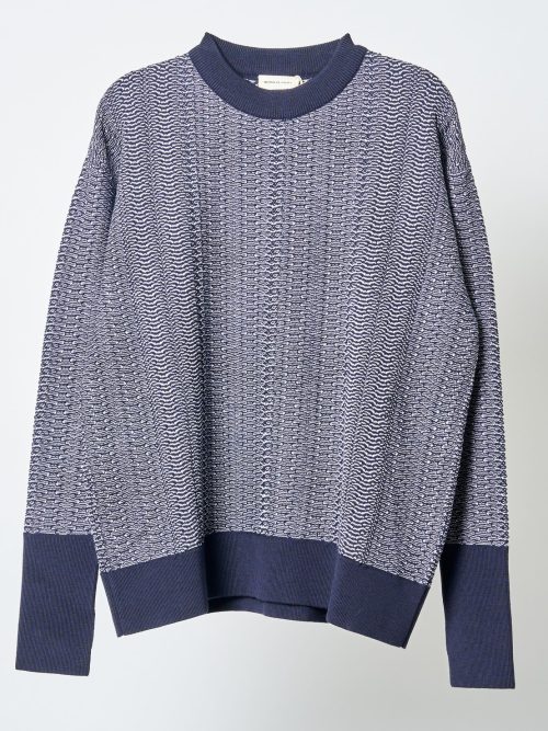 Nicholas Daley Wave Knitted Crew Neck