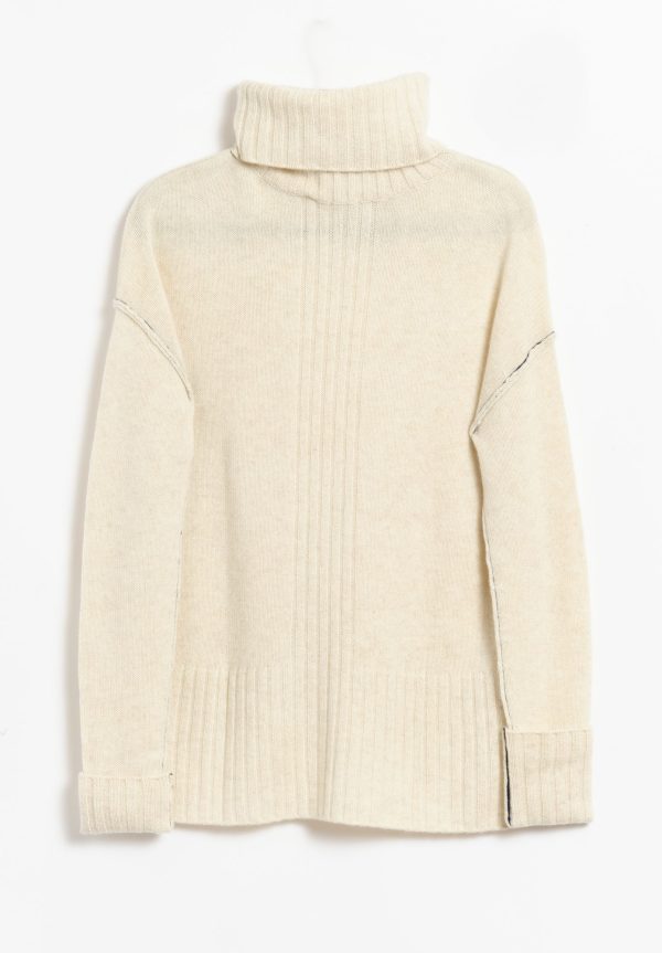 Paychi Guh Premium Cashmere Relaxed Turtleneck, view 2