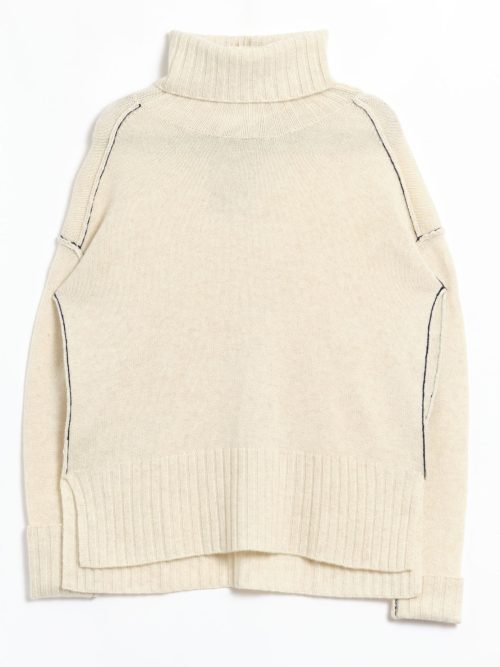 Paychi Guh Premium Cashmere Relaxed Turtleneck