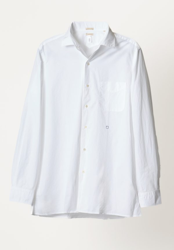 Massimo Alba Bowles Button-Up - White, view 3