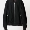 Rick Owens Black Flight Classic Bomber Jacket, view 2