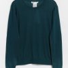 Paychi Guh Worsted Cashmere L/S Crew - Pine Green