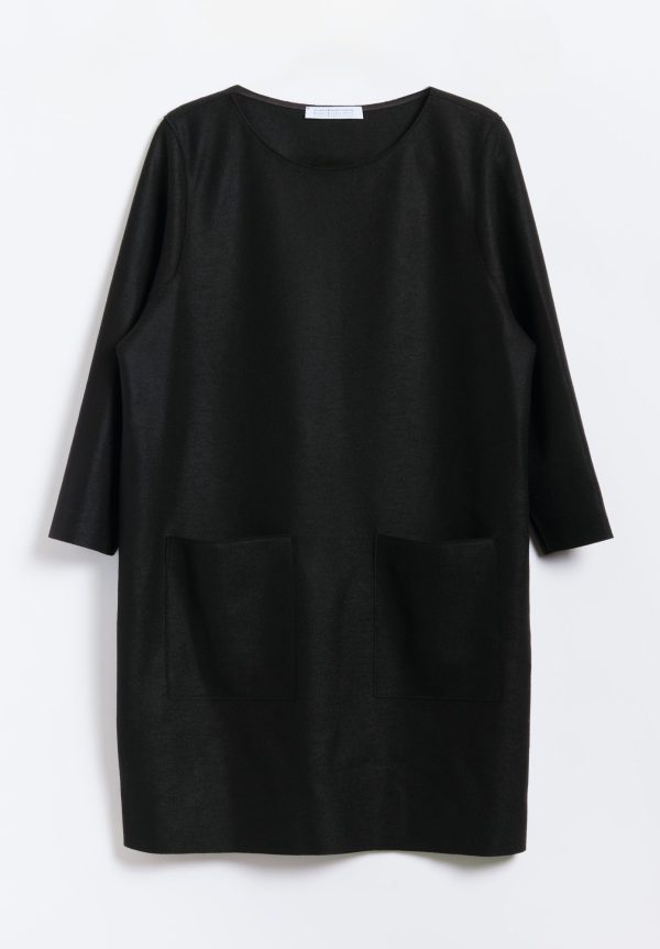 Harris Wharf London Geometric Dress with Pockets