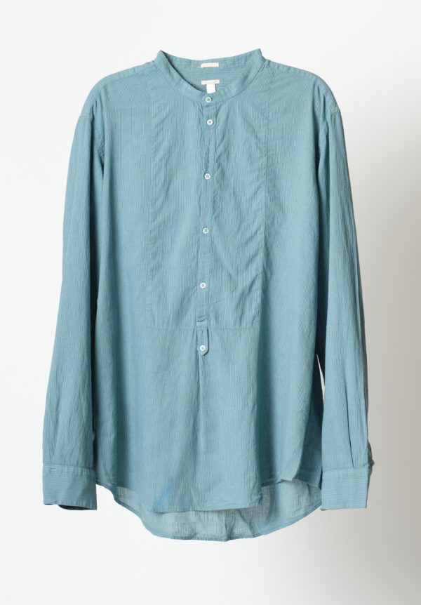 Massimo Alba Kos Collarless Button-Up
