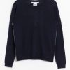 Paychi Guh Worsted Cashmere L/S Crew - Navy