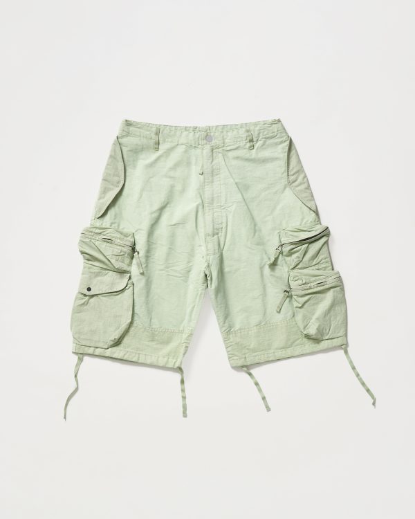 NemeN Puf _ Multipocket Parachute Short - Pale Olive, view 2